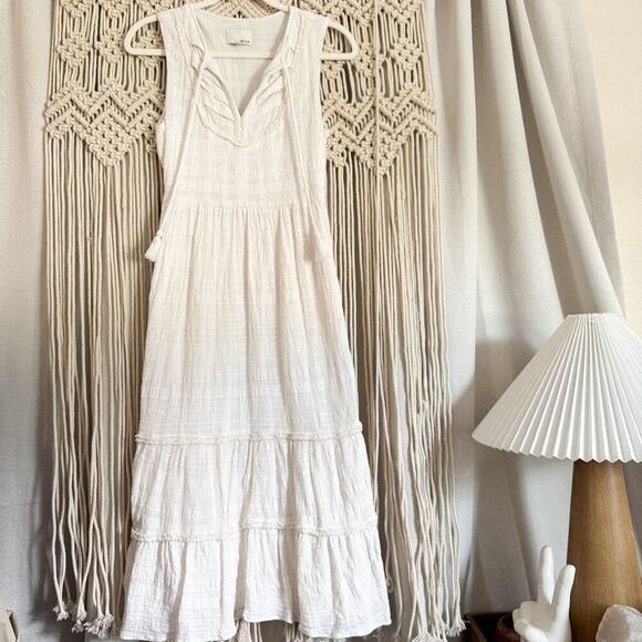 Greylin Dresses & Skirts - Greylin Off-White Midi Tank Dress – Size XS – GUC